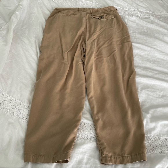 Everlane Sz 16 The TENCEL™ Relaxed Chino Tan Plus casual summer tapered - Picture 6 of 8